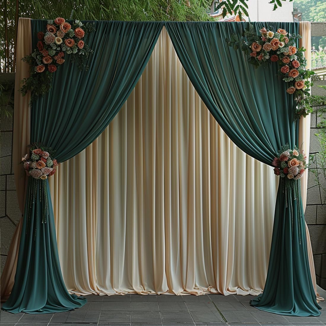 Polyester Backdrop Curtains (5 FT x 10 FT) - 2 pcs - Image 4