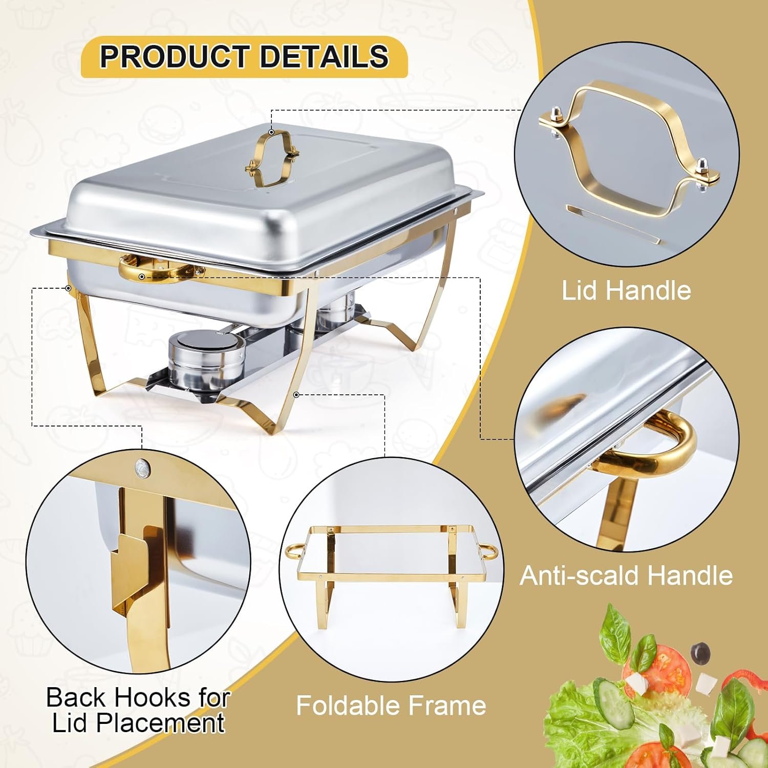 Chafing Dishes for Buffet Set - Image 5